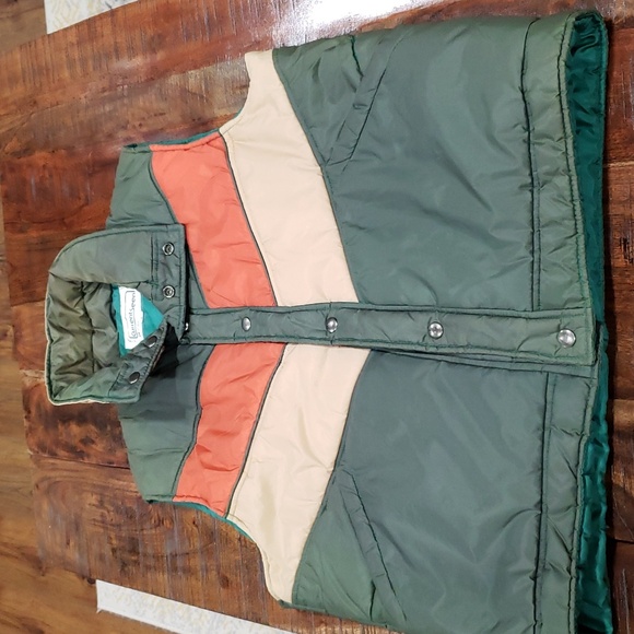 current seen Other - Vintage 80s 90s puffer vest color block